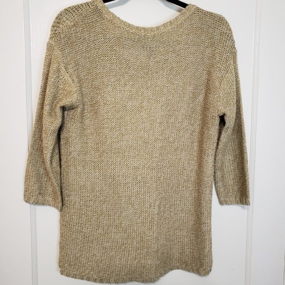 Quinn scoop neck hand knit top Size Medium - Picture 6 of 10